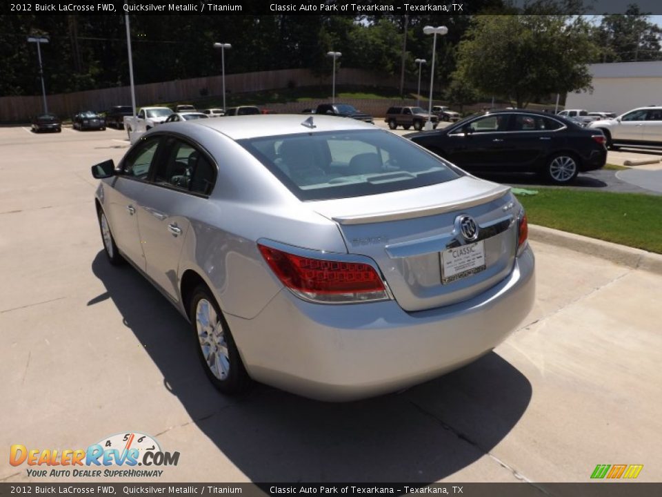 2012 Buick LaCrosse FWD Quicksilver Metallic / Titanium Photo #3