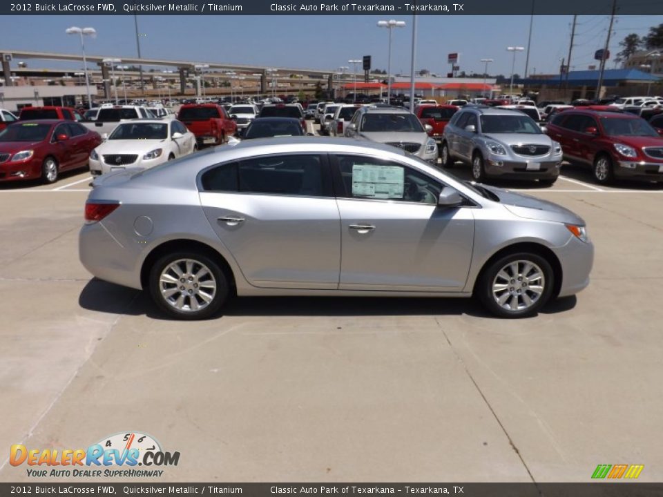2012 Buick LaCrosse FWD Quicksilver Metallic / Titanium Photo #6