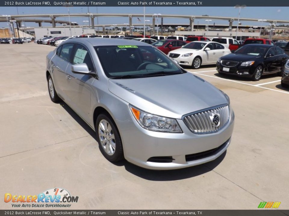 2012 Buick LaCrosse FWD Quicksilver Metallic / Titanium Photo #7