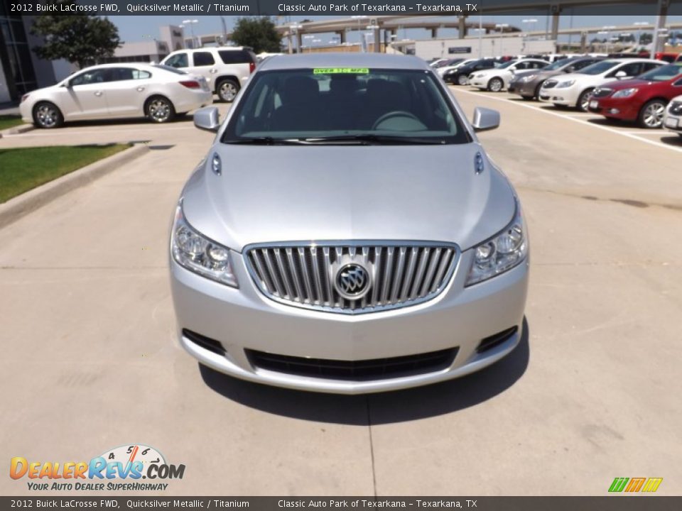 2012 Buick LaCrosse FWD Quicksilver Metallic / Titanium Photo #8