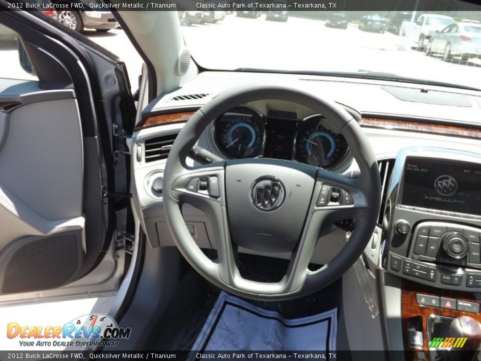 2012 Buick LaCrosse FWD Quicksilver Metallic / Titanium Photo #10