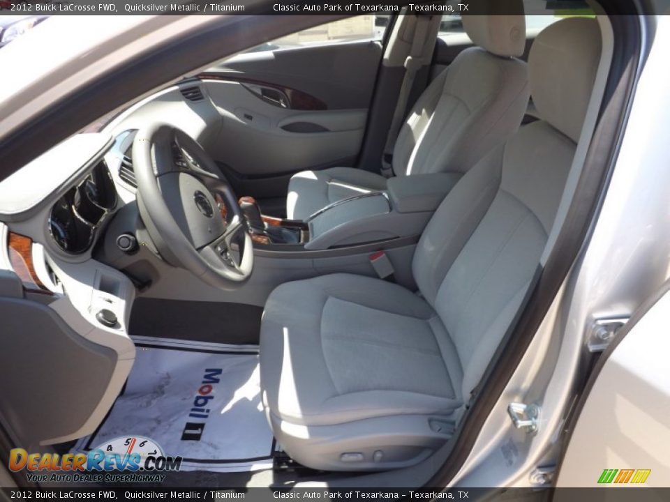 2012 Buick LaCrosse FWD Quicksilver Metallic / Titanium Photo #12