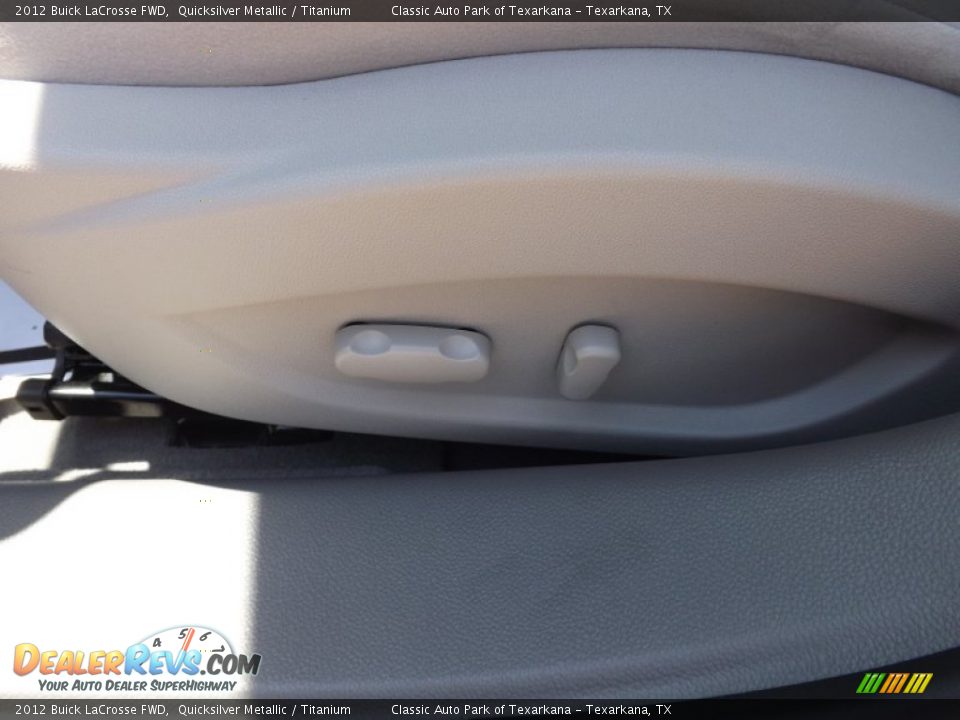 2012 Buick LaCrosse FWD Quicksilver Metallic / Titanium Photo #13