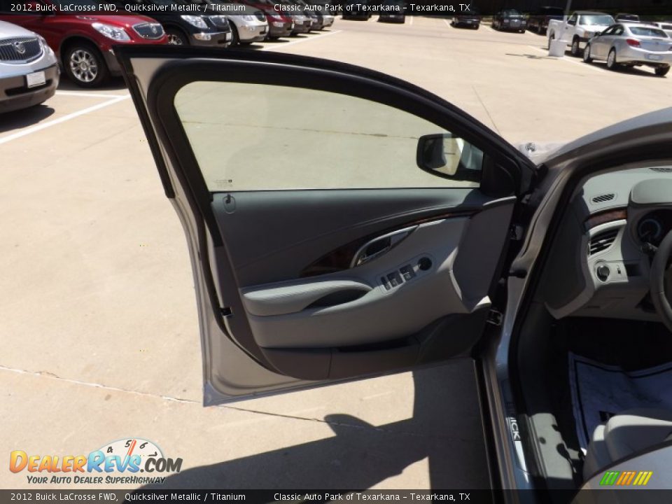 2012 Buick LaCrosse FWD Quicksilver Metallic / Titanium Photo #15