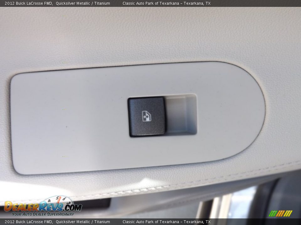 2012 Buick LaCrosse FWD Quicksilver Metallic / Titanium Photo #18