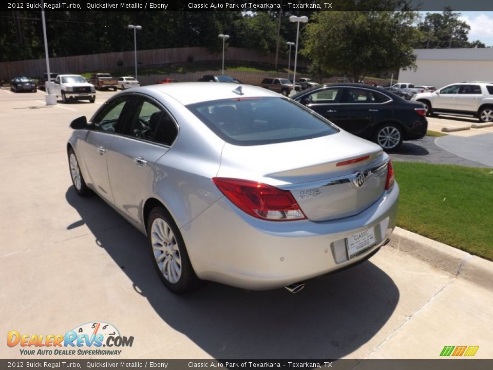 2012 Buick Regal Turbo Quicksilver Metallic / Ebony Photo #3