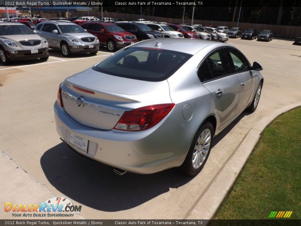 2012 Buick Regal Turbo Quicksilver Metallic / Ebony Photo #5