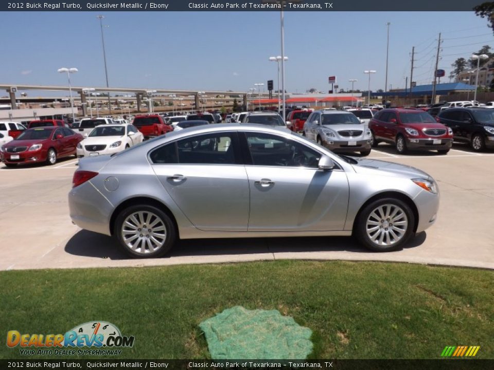 2012 Buick Regal Turbo Quicksilver Metallic / Ebony Photo #6