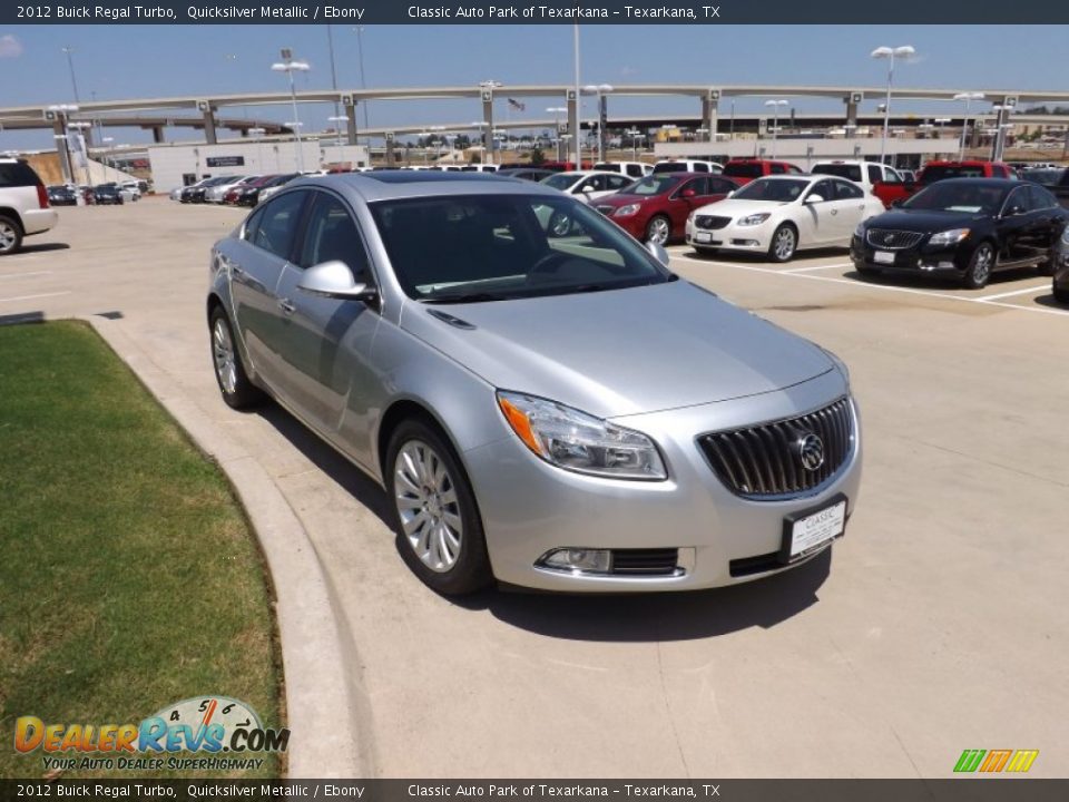 2012 Buick Regal Turbo Quicksilver Metallic / Ebony Photo #7