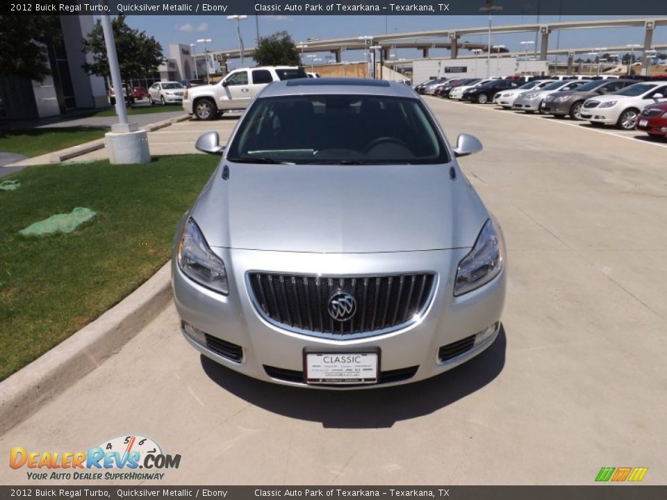 2012 Buick Regal Turbo Quicksilver Metallic / Ebony Photo #8