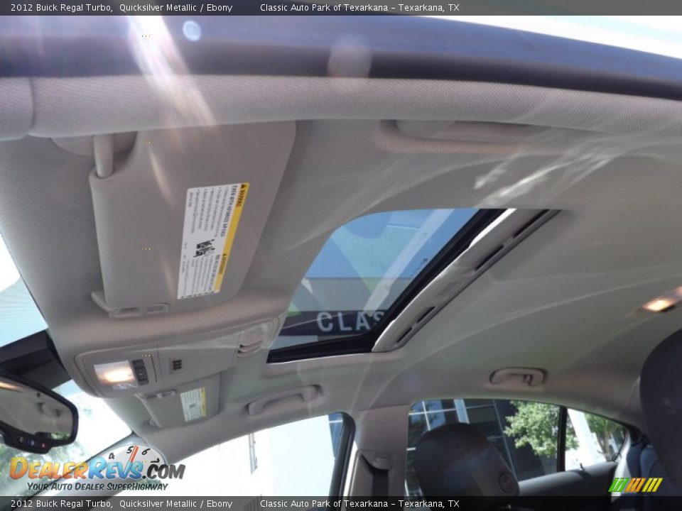 2012 Buick Regal Turbo Quicksilver Metallic / Ebony Photo #12
