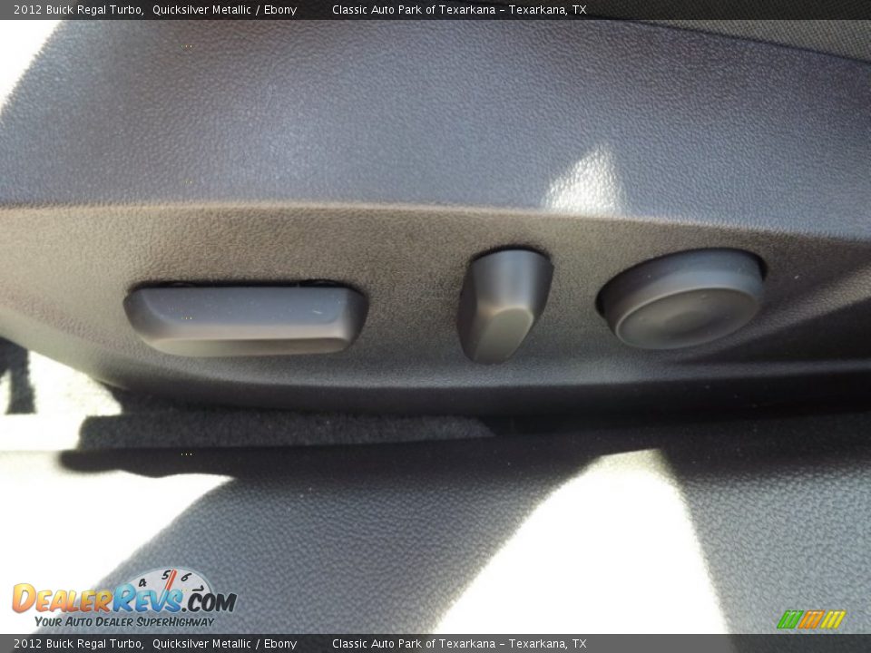 2012 Buick Regal Turbo Quicksilver Metallic / Ebony Photo #14