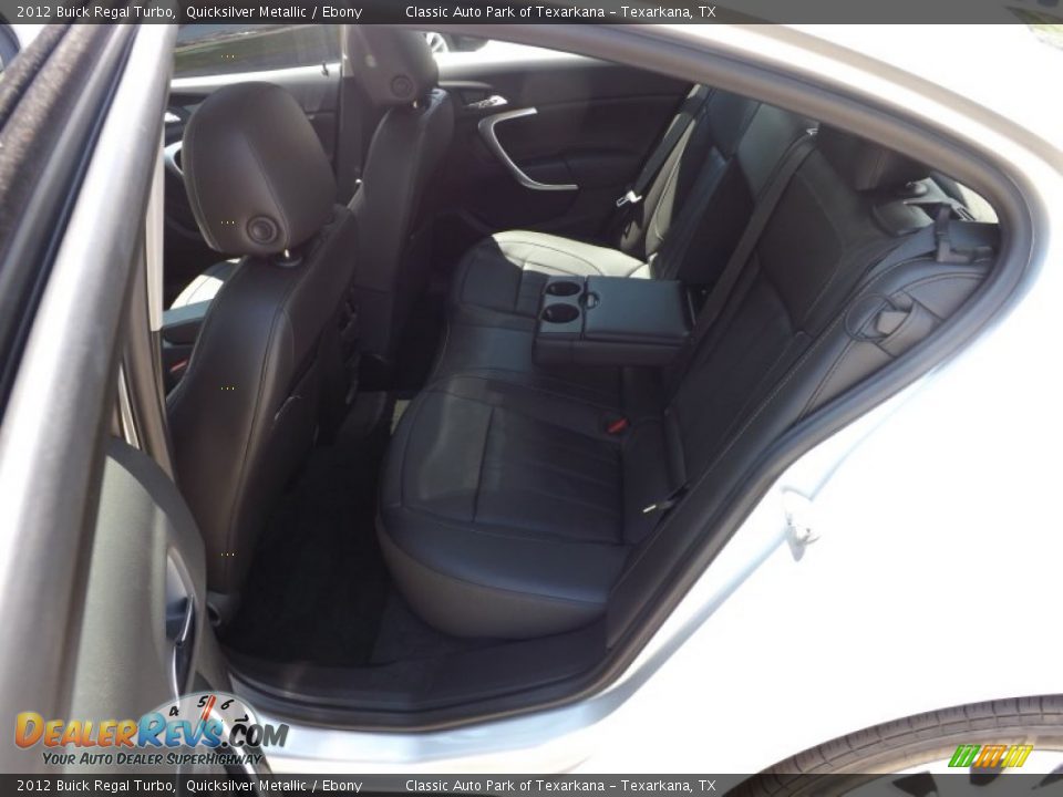 2012 Buick Regal Turbo Quicksilver Metallic / Ebony Photo #15