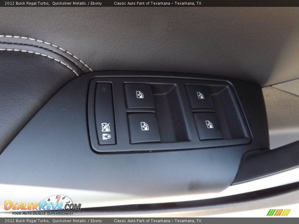 2012 Buick Regal Turbo Quicksilver Metallic / Ebony Photo #17