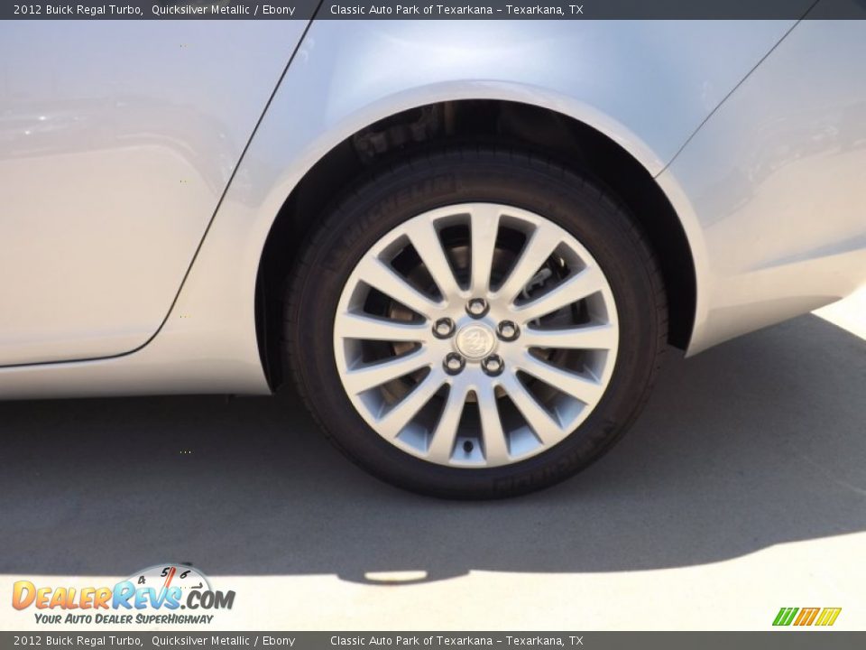 2012 Buick Regal Turbo Quicksilver Metallic / Ebony Photo #21