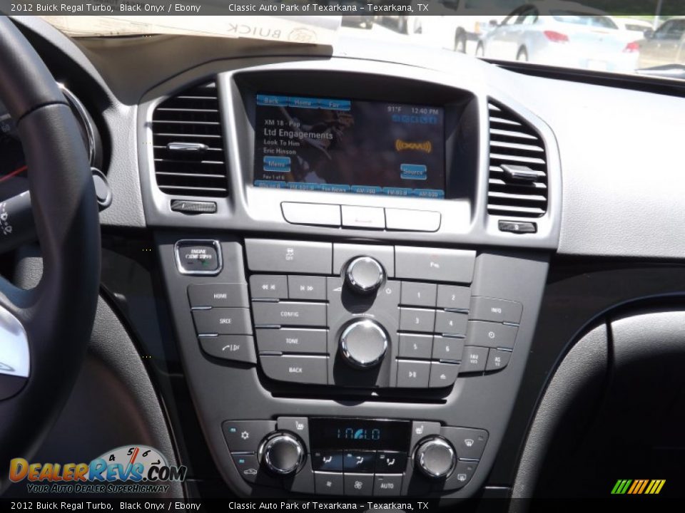 2012 Buick Regal Turbo Black Onyx / Ebony Photo #9