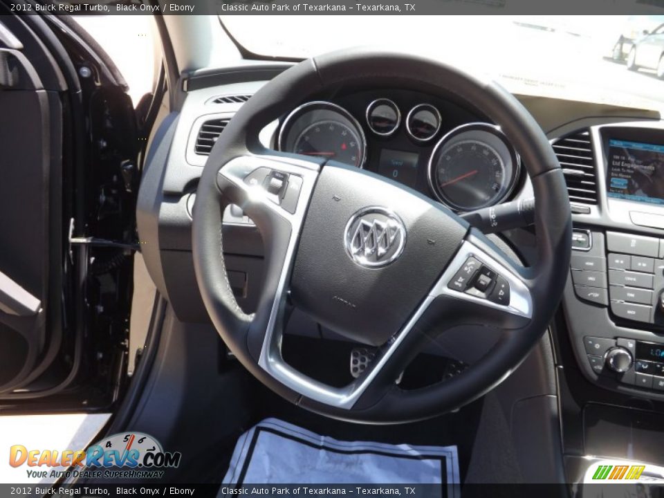 2012 Buick Regal Turbo Black Onyx / Ebony Photo #10