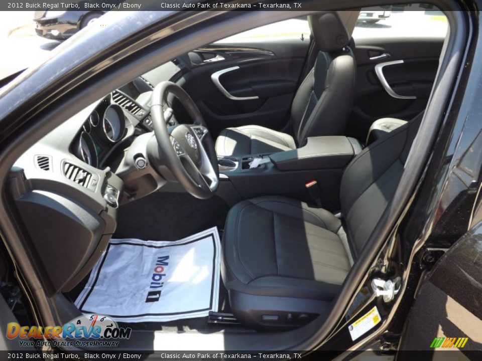 2012 Buick Regal Turbo Black Onyx / Ebony Photo #13