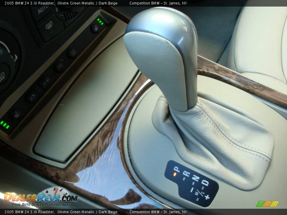 2005 BMW Z4 3.0i Roadster Olivine Green Metallic / Dark Beige Photo #14