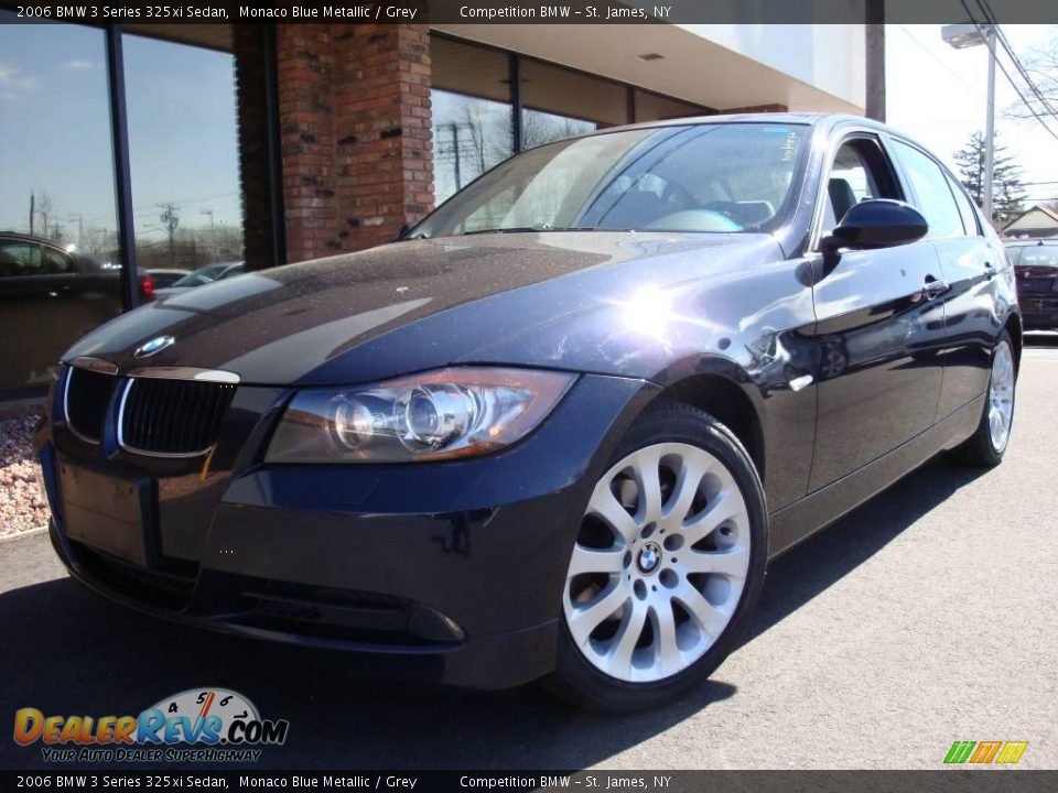 2006 BMW 3 Series 325xi Sedan Monaco Blue Metallic / Grey Photo #1