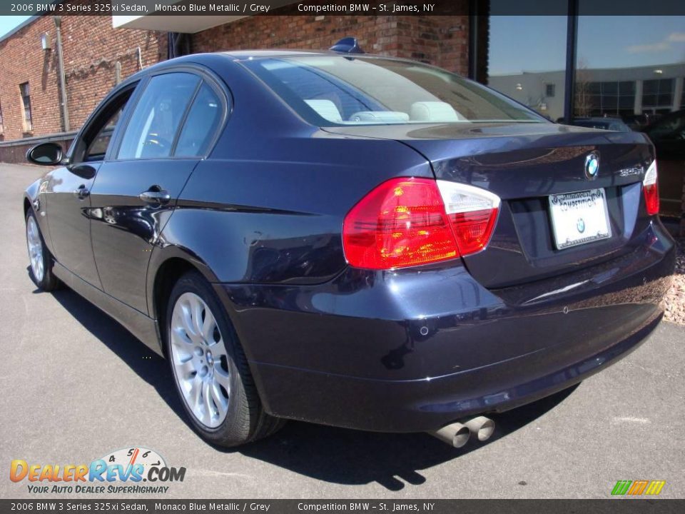 2006 BMW 3 Series 325xi Sedan Monaco Blue Metallic / Grey Photo #3