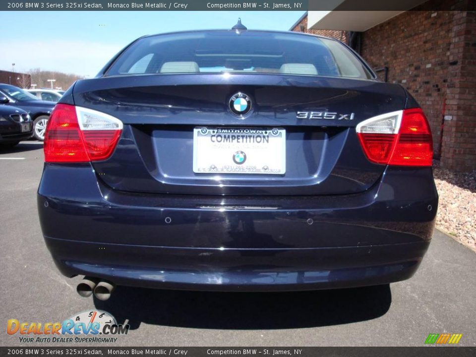 2006 BMW 3 Series 325xi Sedan Monaco Blue Metallic / Grey Photo #5