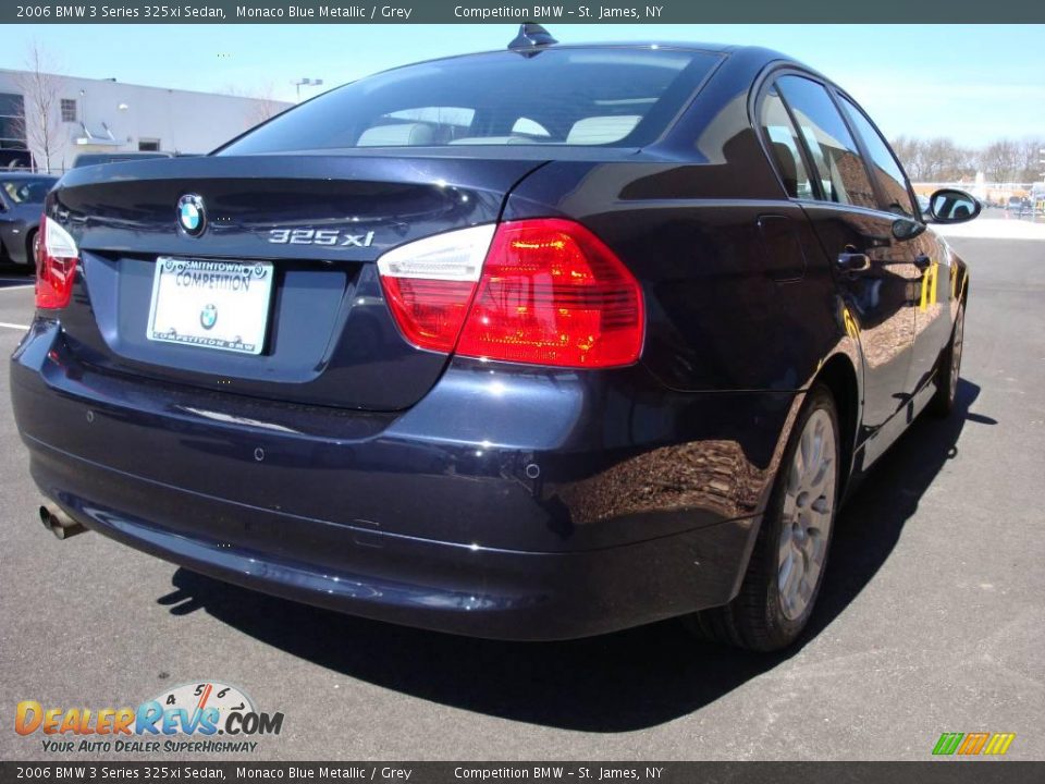 2006 BMW 3 Series 325xi Sedan Monaco Blue Metallic / Grey Photo #6