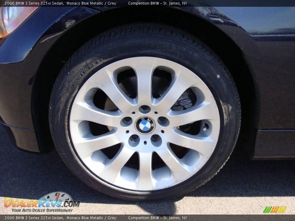 2006 BMW 3 Series 325xi Sedan Monaco Blue Metallic / Grey Photo #7