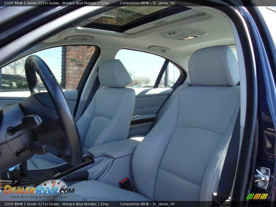 2006 BMW 3 Series 325xi Sedan Monaco Blue Metallic / Grey Photo #9