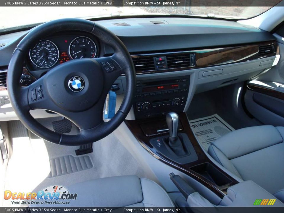 2006 BMW 3 Series 325xi Sedan Monaco Blue Metallic / Grey Photo #11