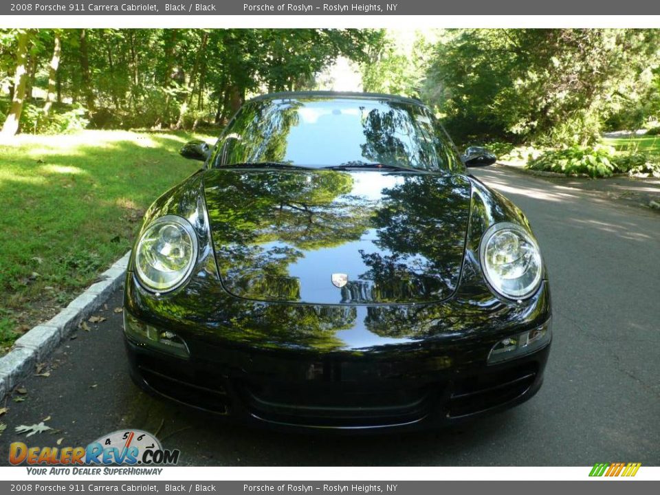 2008 Porsche 911 Carrera Cabriolet Black / Black Photo #2