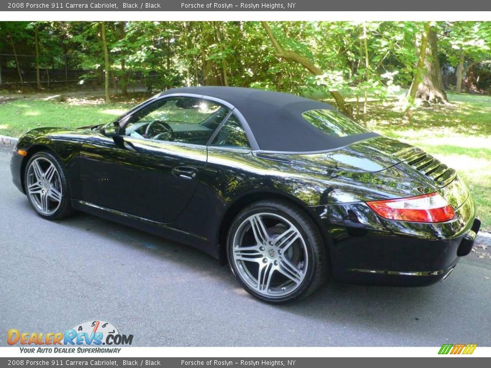 2008 Porsche 911 Carrera Cabriolet Black / Black Photo #4