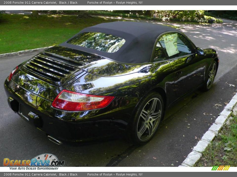 2008 Porsche 911 Carrera Cabriolet Black / Black Photo #6