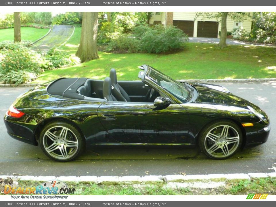 2008 Porsche 911 Carrera Cabriolet Black / Black Photo #7