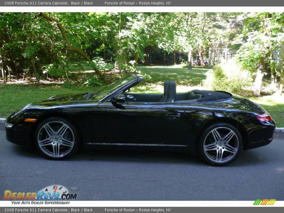 2008 Porsche 911 Carrera Cabriolet Black / Black Photo #9