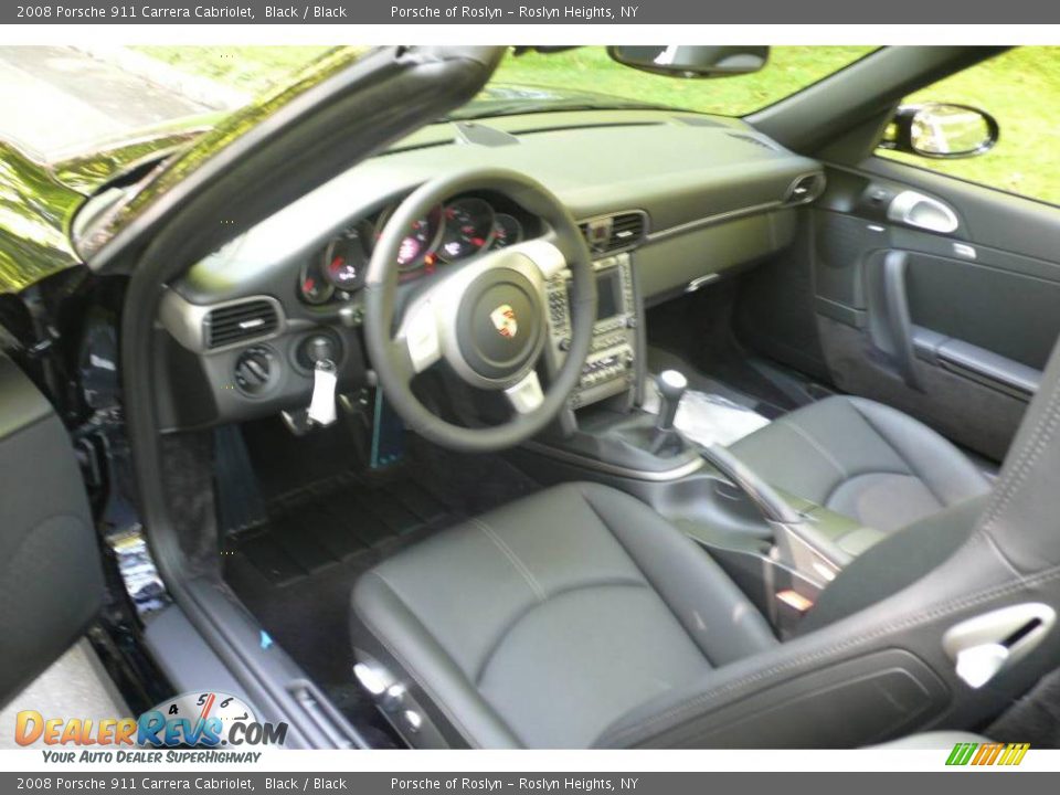 2008 Porsche 911 Carrera Cabriolet Black / Black Photo #10