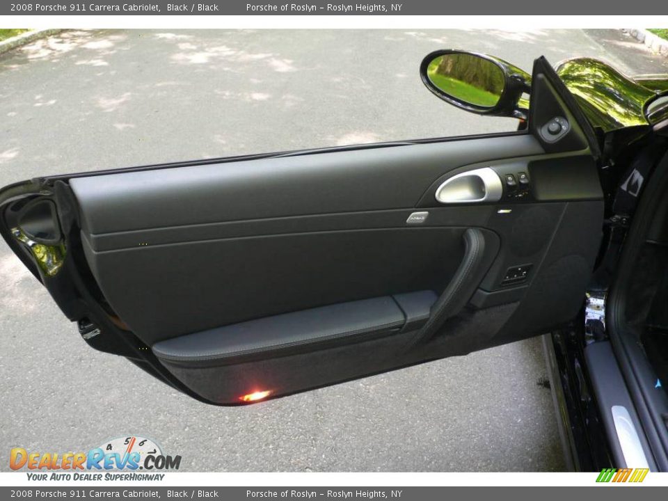 2008 Porsche 911 Carrera Cabriolet Black / Black Photo #11