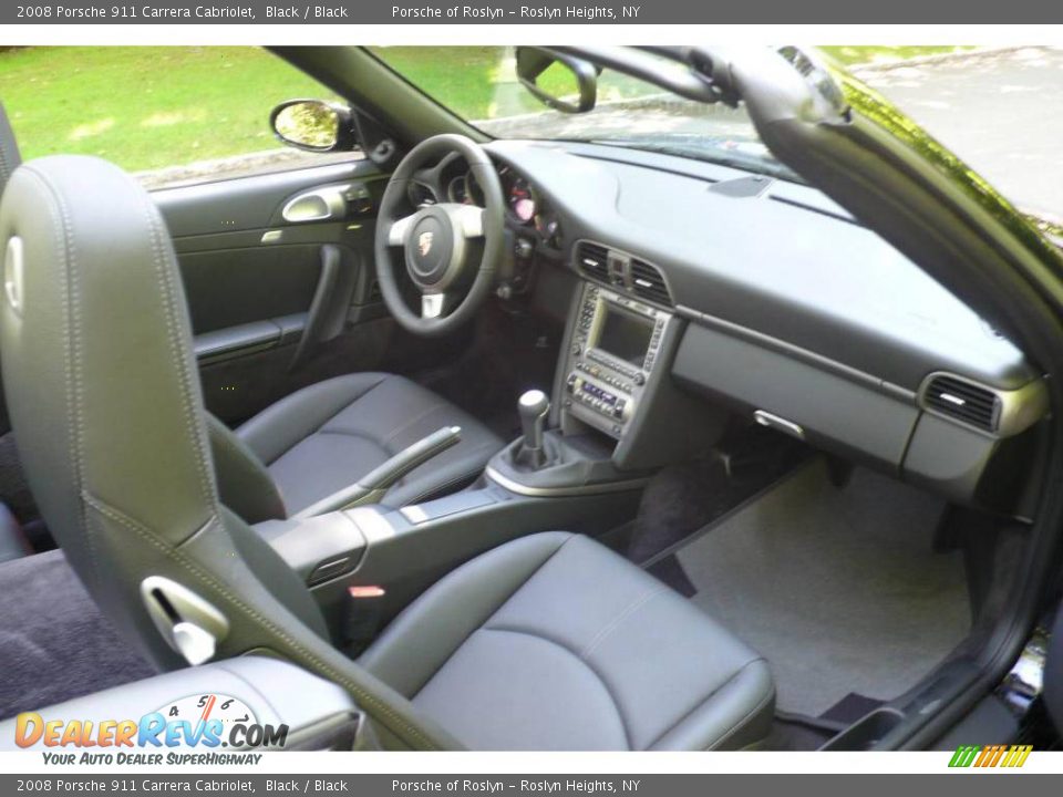 2008 Porsche 911 Carrera Cabriolet Black / Black Photo #12