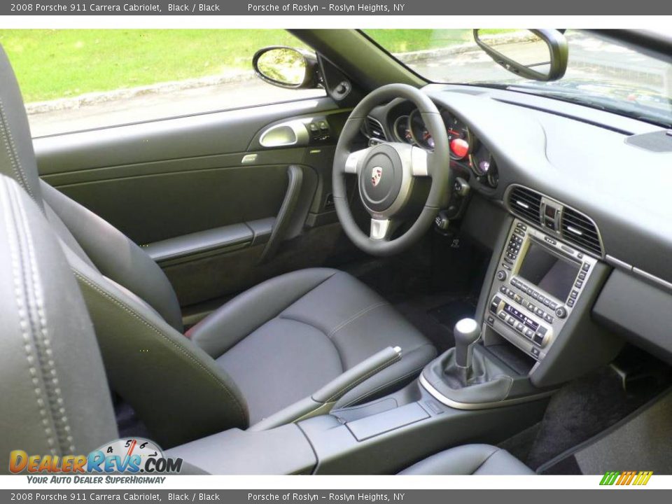 2008 Porsche 911 Carrera Cabriolet Black / Black Photo #14