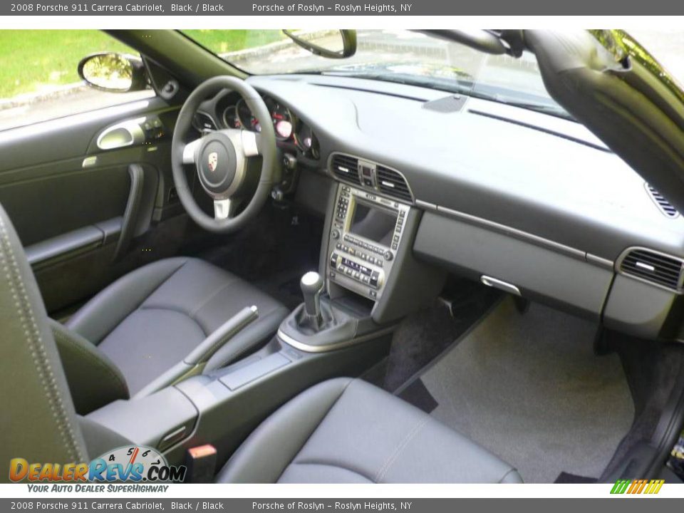 2008 Porsche 911 Carrera Cabriolet Black / Black Photo #15