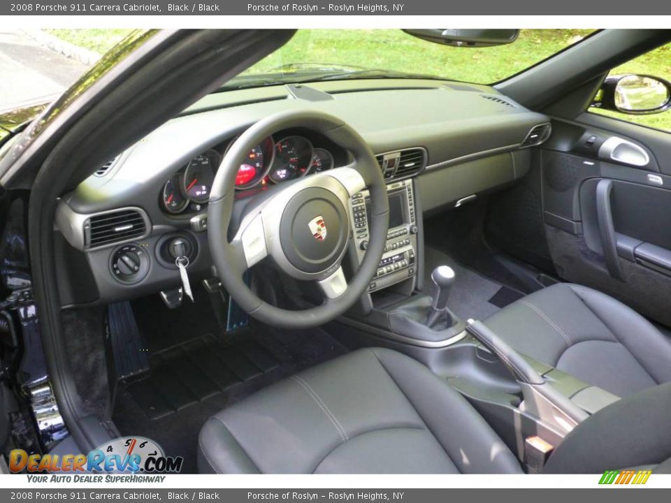 2008 Porsche 911 Carrera Cabriolet Black / Black Photo #16
