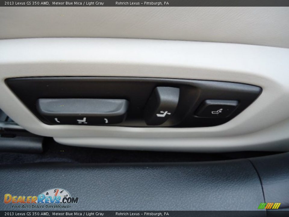 2013 Lexus GS 350 AWD Meteor Blue Mica / Light Gray Photo #15