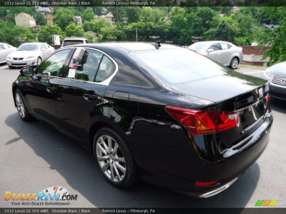 2013 Lexus GS 350 AWD Obsidian Black / Black Photo #2