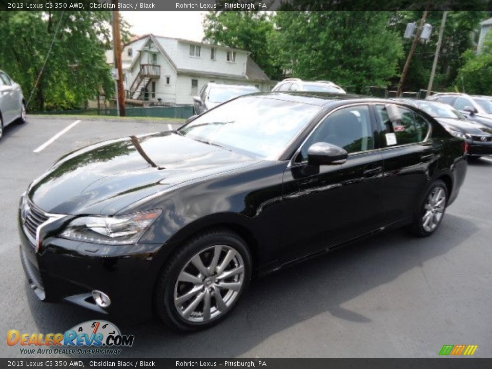 2013 Lexus GS 350 AWD Obsidian Black / Black Photo #8