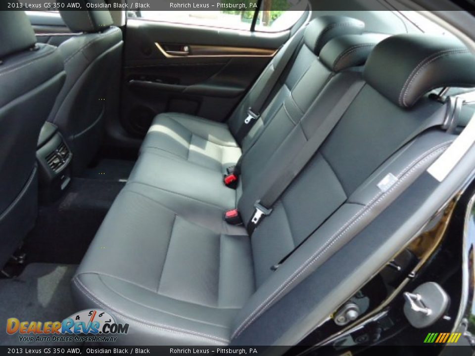 2013 Lexus GS 350 AWD Obsidian Black / Black Photo #11