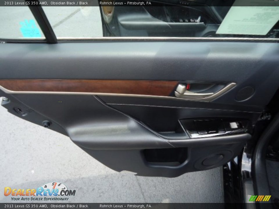 2013 Lexus GS 350 AWD Obsidian Black / Black Photo #13