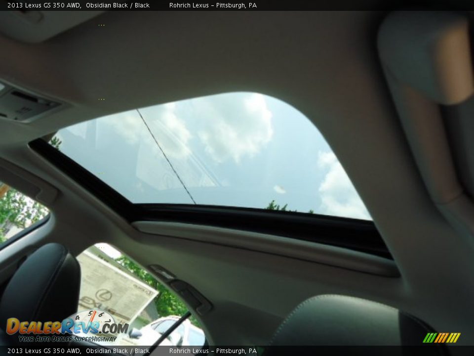 2013 Lexus GS 350 AWD Obsidian Black / Black Photo #15