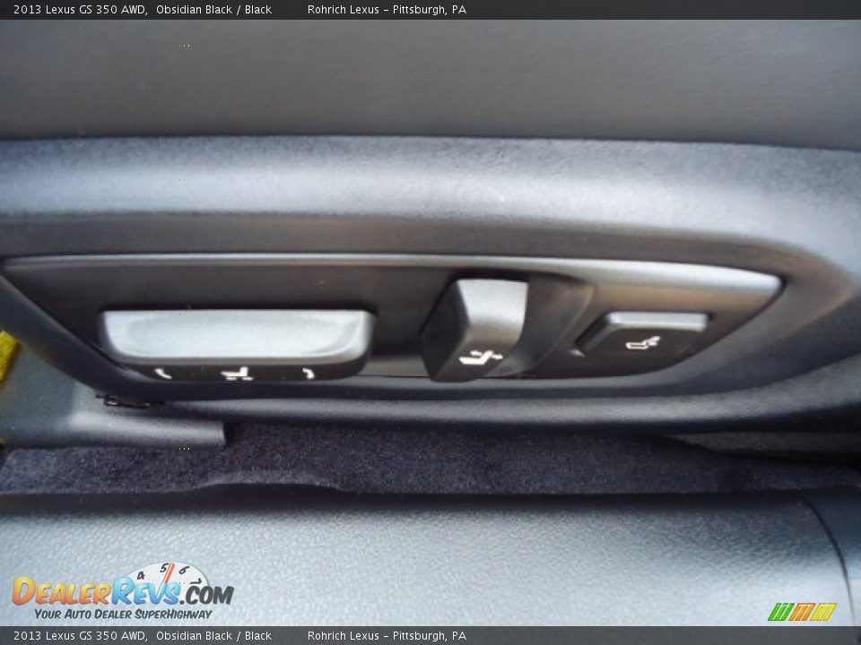 2013 Lexus GS 350 AWD Obsidian Black / Black Photo #16