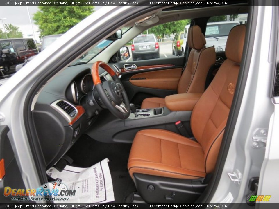 New Saddle Black Interior 2012 Jeep Grand Cherokee