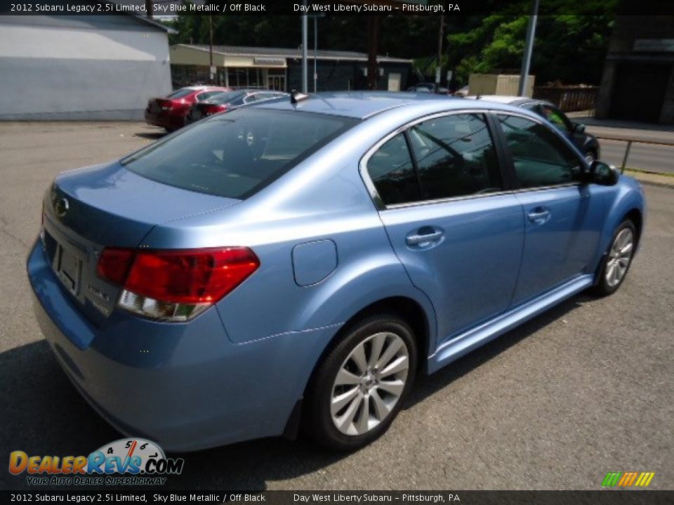 2012 Subaru Legacy 2.5i Limited Sky Blue Metallic / Off Black Photo #3